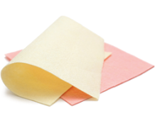 Thermo fixed non-woven materials